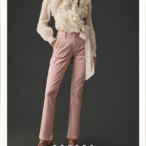 Anthropologie Paige Jolie Mid-Rise Straight Pants